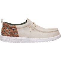 HEY DUDE Men's Wally Funk Duck Print Casual Shoe