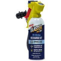 Blaster Refrigerant AC Recharge Kit with Analog Gauge & Smart Clips, BLA236A, 15 OZ