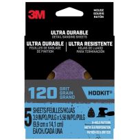 3M™ Ultra Durable Detail Sanding Sheets, 5-Sheets, 27379