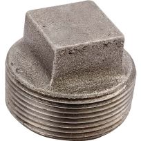 Black Steel Pipe Plug, 1/4 IN MPT, 31-1/4B