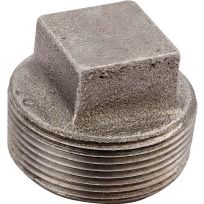 Black Steel Pipe Plug, 1 IN MPT, 31-1B