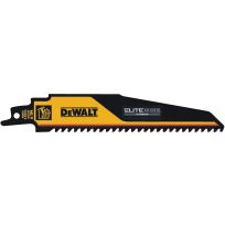 DEWALT ELITE SERIES 6TPI Carbide Reciprocating Blade, DWAR656CT-1, 6 IN