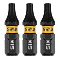 DEWALT FlexTorq Bits, 3-Pack, DWAF1TX15IR3, T15 x 1 IN