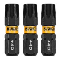 DEWALT FlexTorq Bits, 3-Pack, DWAF1TX40IR3, T40 x 1 IN