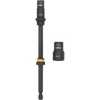 DEWALT 6" Driver Extension with 7mm & 8mm Socket, 10mm & 13mm Socket, DWADENDEXT-2MM