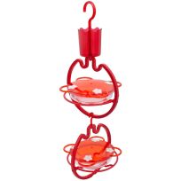 Northstates Vertical Hummingbird Feeding Station, 1907, Red, 8 OZ