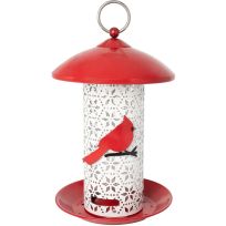Northstates Cardinal Tube Birdfeeder, 2007, Red / White, 1.5 LB