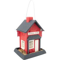 Northstates Red General Store Hopper Birdfeeder, 9263, Red, 6.5 LB