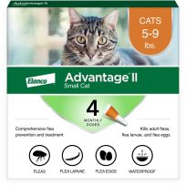 Advantage ™II Flea Prevention and Treatment for Small Cats, 5-9 lbs, 4-Doses, ADV20208