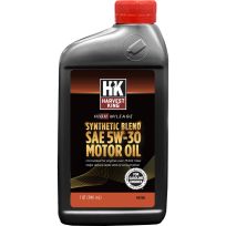 HARVEST KING® High Mileage Synthetic Blend SAE 5W-30 Motor Oil, HK156, 1 Quart