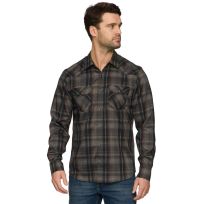 Threadgrit™ Men's William Performance Long Sleeve Western Shirt
