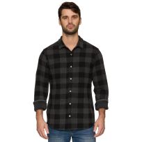 Threadgrit™ Men's Archie Long Sleeve Knit Flannel Shirt