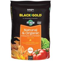 Sun Gro® BLACK GOLD® Natural & Organic Potting Mix Plus Fertilizer, 1402040.CFL002P, 2 CU FT