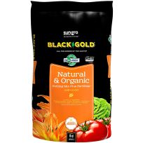 Sun Gro® BLACK GOLD® Natural & Organic Potting Mix Plus Fertilizer, 1402040.Q16U, 16 Quart