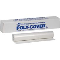 Warp's® Poly-Cover® Plastic Sheeting, 4 Mil, 4X10-C, Clear, 10 FT x 100 FT