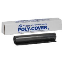 Warp's® Poly-Cover® Plastic Sheeting, 6 Mil, 6X40-B, Black, 40 FT x 100 FT