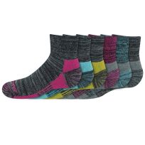Dickies Youth Dri-Tech Quarter Sock, 6-Pack