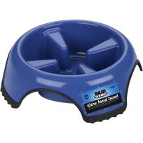 JW® Skid Stop Slow Feed Bowl, Assorted (Colors May Vary), 63241, 3 Cup