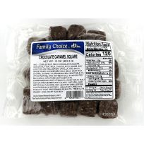 Family Choice™ Chocolate Caramel Square, 40217, 10 OZ