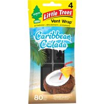 Little Trees® Air Freshener Vent Wrap® Caribbean Colada, 4-Pack, CTK-52225