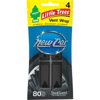 Little Trees® Air Freshener Vent Wrap® New Car, 4-Pack, CTK-52233