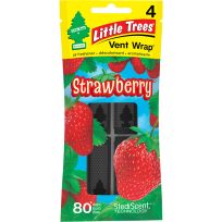 Little Trees® Air Freshener Vent Wrap® Strawberry, 4-Pack, CTK-52736-24