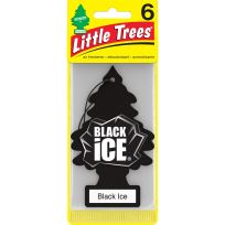 Little Trees® Air Freshener Black Ice, 6-Pack, U6P-60155