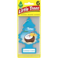 Little Trees® Air Freshener Caribbean Colada, 6-Pack, U6P-60324