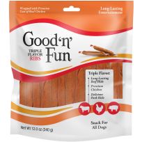 Good'n'Fun® Triple Flavor Ribs, P-94129, 12 OZ