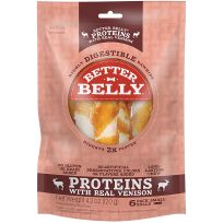 BETTER BELLY® Protein Rolls, Venison, Small, 6-Pack, P-94433, 4.2 OZ