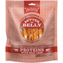 BETTER BELLY® Protein Twists, Lamb, 25-Pack, P-94440, 7 OZ