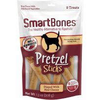 SmartBones® Pretzel Sticks with Real Cheese, 8-Pack, SBCZ-00757, 7.3 OZ