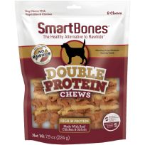 SmartBones® Double Protein Chews, Chicken & Sirloin, 8-Pack, SBK-00797, 7.9 OZ