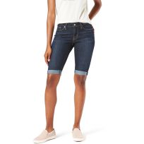 LEVI'S® STRAUSS SIGNATURE™ GOLD Women's Mid Rise Bermuda Shorts