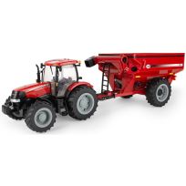 Big Farm Case IH 1:16 Scale Puma 215 Tractor with Grain Cart, 44459