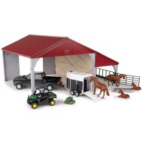 Tomy 1:32 Scale Weathered Barn Farm Toy Set, 47522