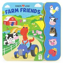 Cottage Door Press Sound Book, Dinos Love Farm Friends, 1010110