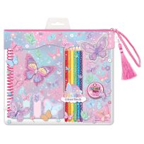 Hot Focus Tie Dye Butterfly Coloring Journal, 324TB