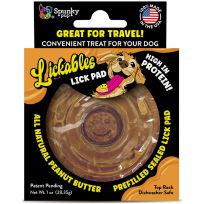 Spunky Pup Lickables Peanut Butter Filled Lick Pad Single, 5120