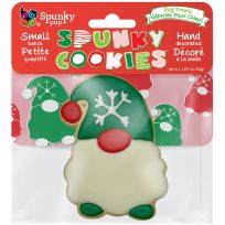 Spunky Pup Frosted Cookie Holiday Dog Treat, Gnome, 6262, X-Large