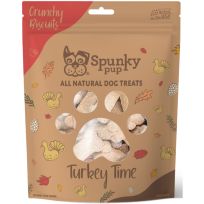 Spunky Pup Crunchy Biscuit Treats, Turkey Time, 6184, 10 OZ