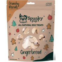 Spunky Pup Crunchy Biscuit Treats, Gingerbread, 6186, 10 OZ