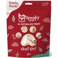 Spunky Pup Crunchy Biscuit Treats, Roast Beef, 6187, 10 OZ