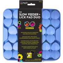 Spunky Pup® Slow Feeder & Lick Pad Duo Petal, Assorted (Colors May Vary), 5107