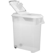 Buddeez Roll Away Pet Food Storage Container with Scoop, 09903W, 50 Quart