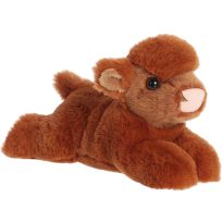Aurora 8" Highland Cow Calf Mini Flopsie, 31876