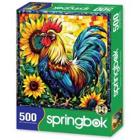 springbok® Fall Rooster Jigsaw Puzzle, 500 Piece, 33-02556