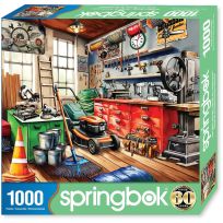 springbok® Tool Man's Garage Jigsaw Puzzle, 1000 Piece, 33-11268