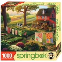 springbok® Country Farm Life Jigsaw Puzzle, 1000 Piece, 33-11288