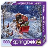 springbok® Starry Winter Night Jigsaw Puzzle, 1000 Piece, 34-11300